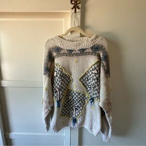 no! jean’s knit sweater